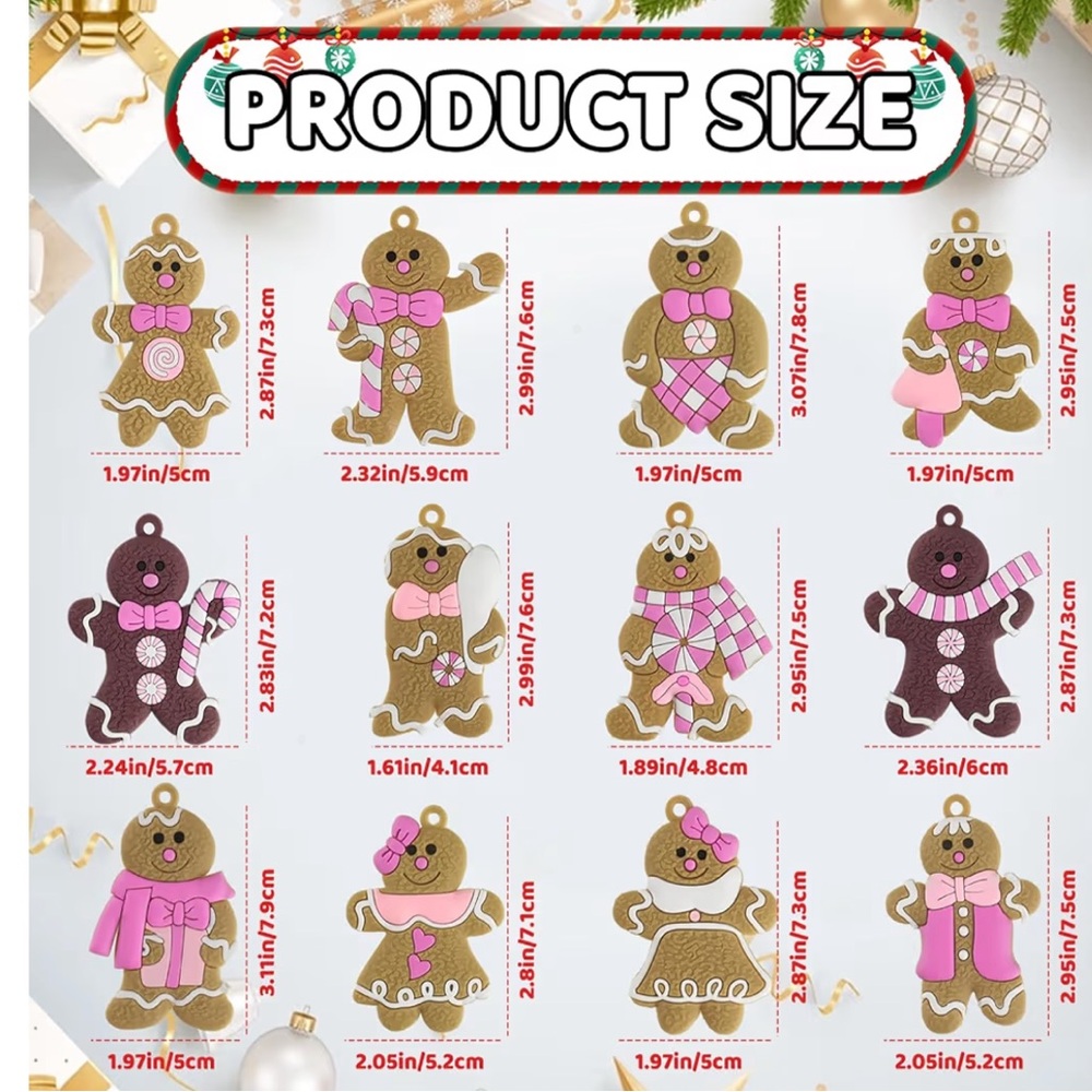 Gingerbread Ornament (pick one) - Picture 2 of 3